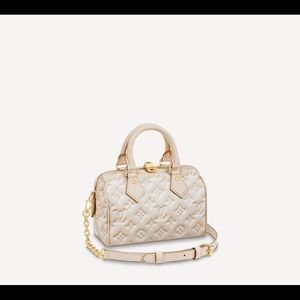 NEW!!!  LOUIS VUITTON Speedy  Bandouliere 20 beige clair RETAILS $3040,00 !!!